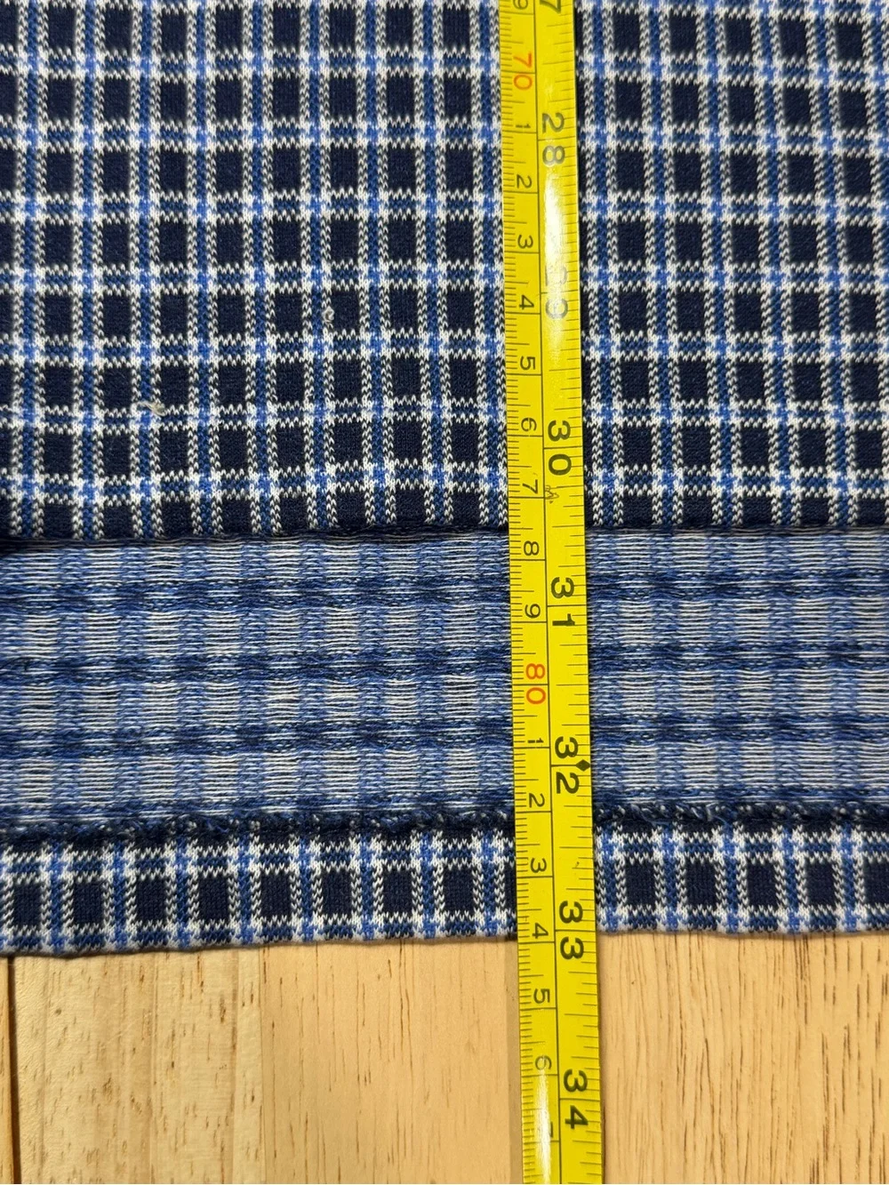 Vintage 90s Polo Ralph Lauren Made In USA Navy White Tartan Plaid Polo Mens XL